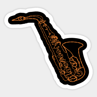 saxophone Sticker